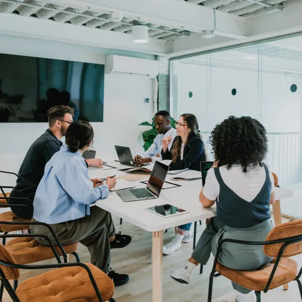 Team member working on the project